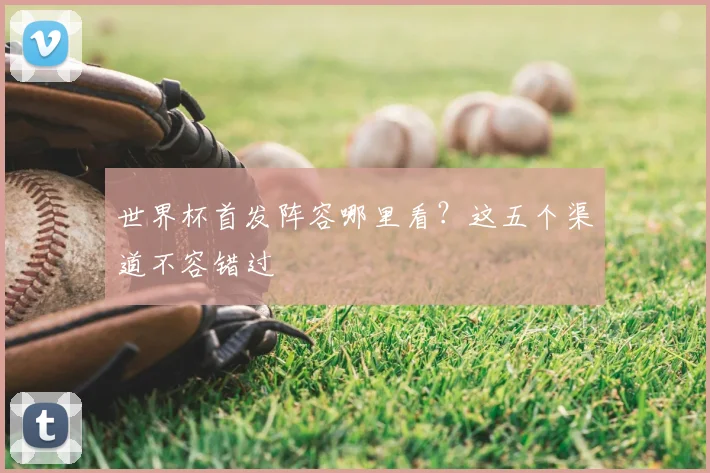 世界杯首发阵容哪里看？这五个渠道不容错过